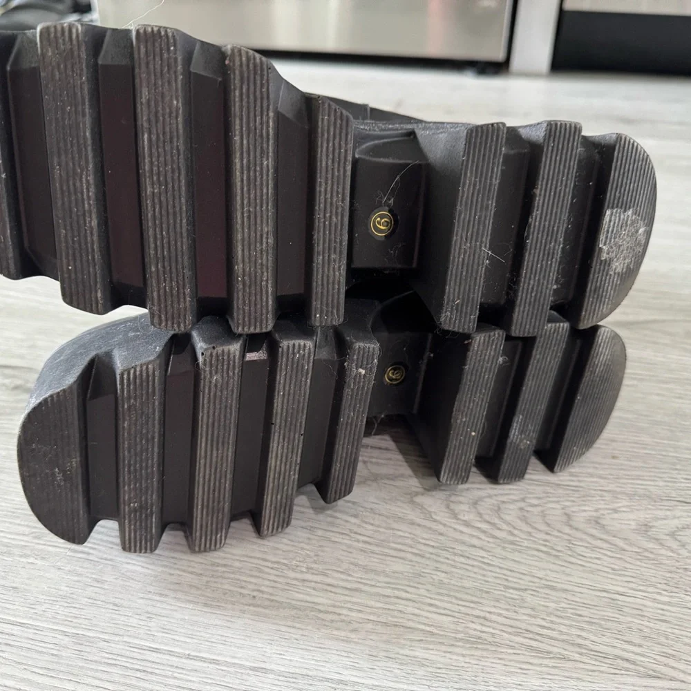 DOLLS KILL Barely Worn Black Platform Chunky Boots - Picture 4 of 5